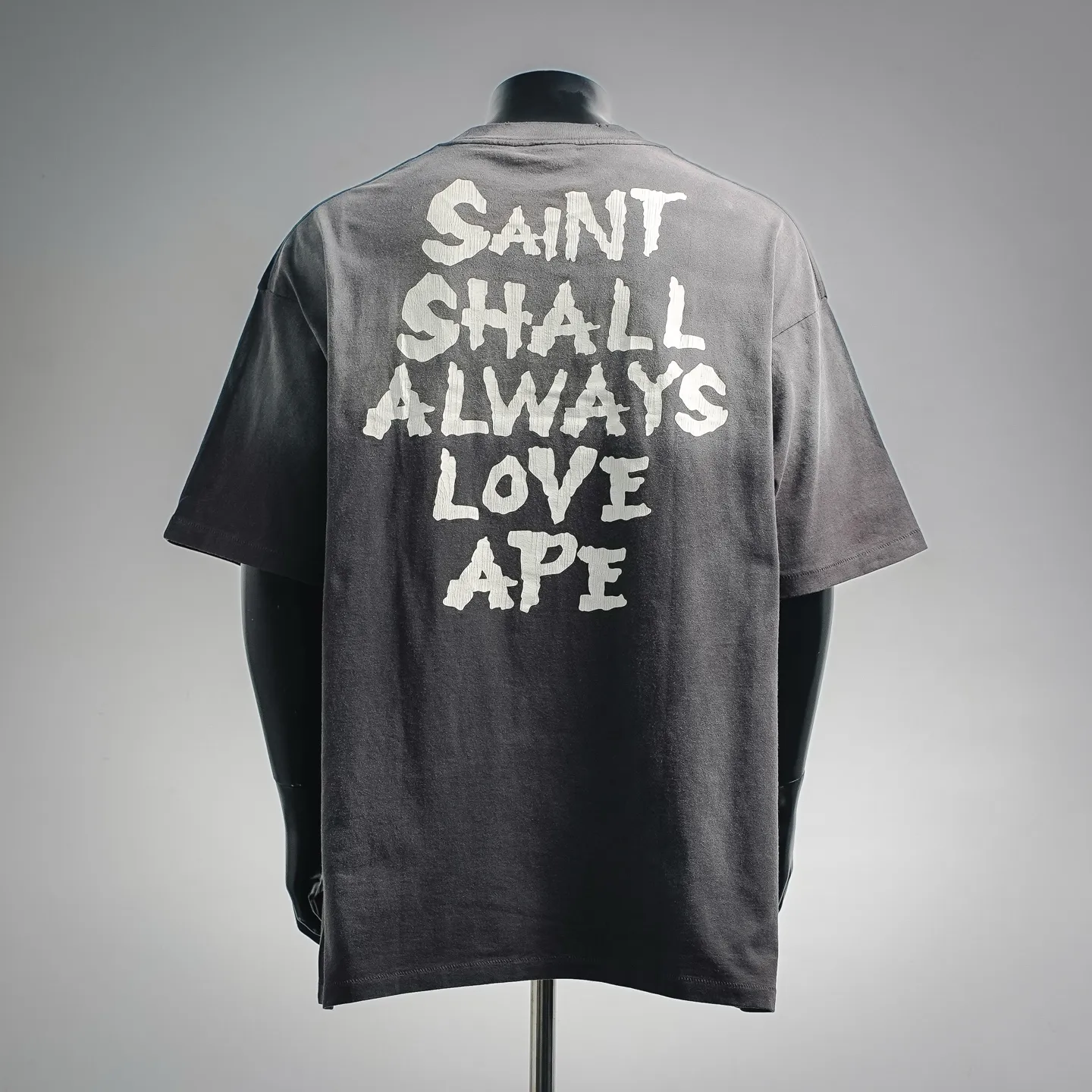 180 SAINT MICHAEL 100% 16 G 100% 1*1 White Retro SIZE：S M L XL